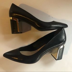 dkny elie leather pumps